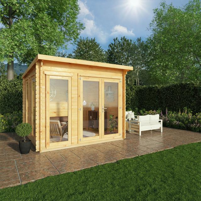 10 x 11 Ft. Log Cabin Mercia Garden Products on Productcaster.