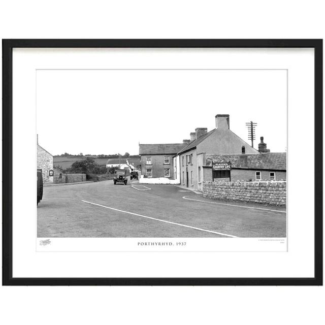 'Porthyrhyd, 1937' by Francis Frith - Picture Frame Photograph Print on Paper The Francis Frith Collection Size: 40cm H x 50cm W x 2.3cm D on Productcaster.