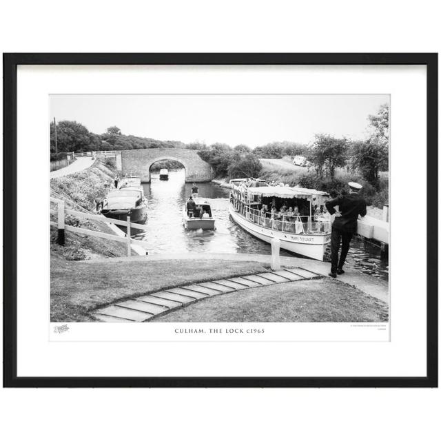 'Culham, the Lock C1965' by Francis Frith - Picture Frame Photograph Print on Paper The Francis Frith Collection Size: 40cm H x 50cm W x 2.3cm D on Productcaster.