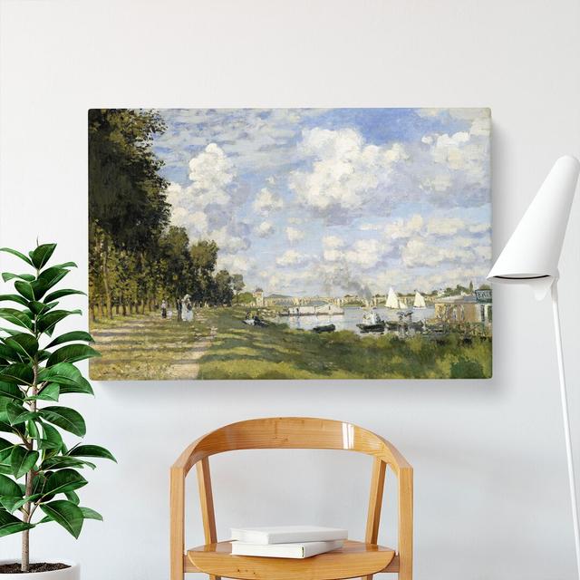 Bassin Dargenteuil by Claude Monet - Wrapped Canvas Painting East Urban Home Size: 35cm H x 50cm W x 3cm D on Productcaster.