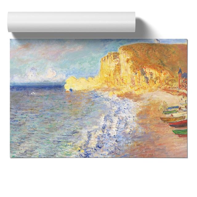 Morning in Etretat by Claude Monet - Unframed Painting East Urban Home Size: 21cm H x 30cm W x 0.1cm D on Productcaster.