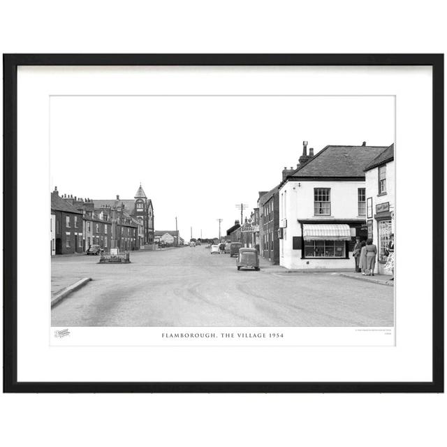 'Flamborough, the Village 1954' by Francis Frith - Picture Frame Photograph Print on Paper The Francis Frith Collection Size: 60cm H x 80cm W x 2.3cm on Productcaster.