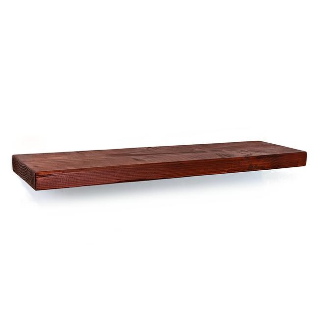 Teak Floating Shelf with Reclaimed Wood Moderix Size: 4.5cm H x 130cm W x 22cm D on Productcaster.