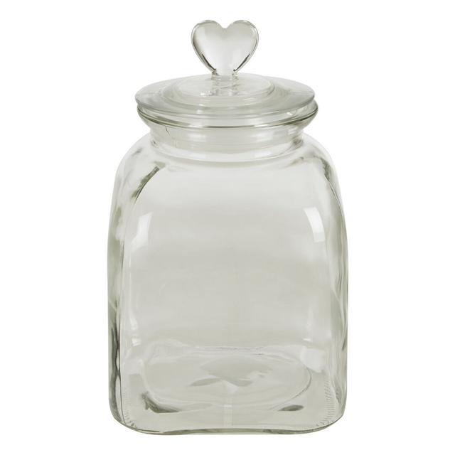 Valentine Storage Jar Symple Stuff Size: 26cm H x 16cm W x 16cm D on Productcaster.