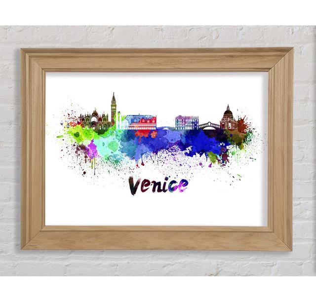 City Splash - Single Picture Frame Art Prints Bright Star Size: 100cm H x 141.4cm W x 8cm D on Productcaster.