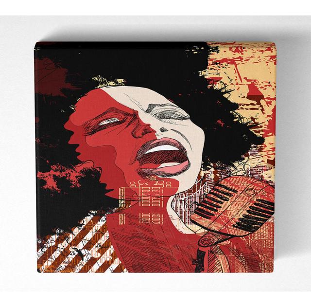 Bibi Femail Vocalist - Wrapped Canvas Art Prints ClassicLiving Size: 81.3cm H x 81.3cm W x 10cm D on Productcaster.