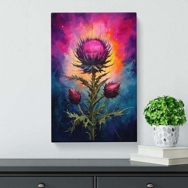 Thistle Tachisme - Print Marlow Home Co. Size: 50cm H x 35cm W x 3cm D on Productcaster.