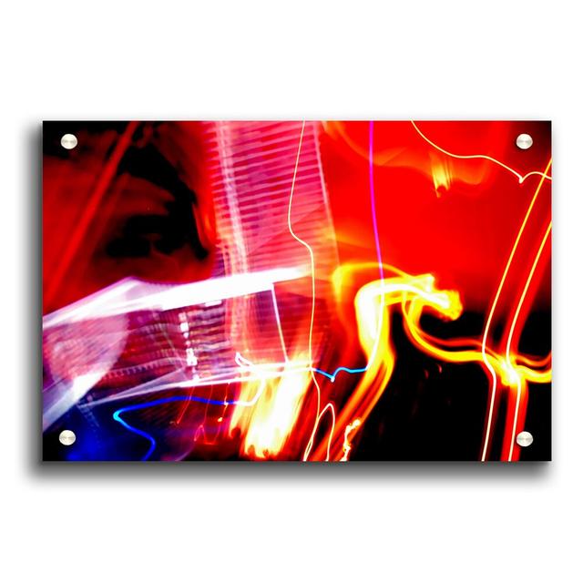 Liquid Dance - Unframed Graphic Art Print on Acrylic East Urban Home Size: 59.4cm H x 84.1cm W on Productcaster.