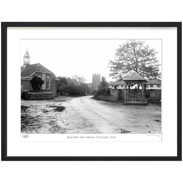 'Bolton on Swale, Village 1913' - Picture Frame Photograph Print on Paper The Francis Frith Collection Size: 40cm H x 50cm W x 2.3cm D on Productcaster.