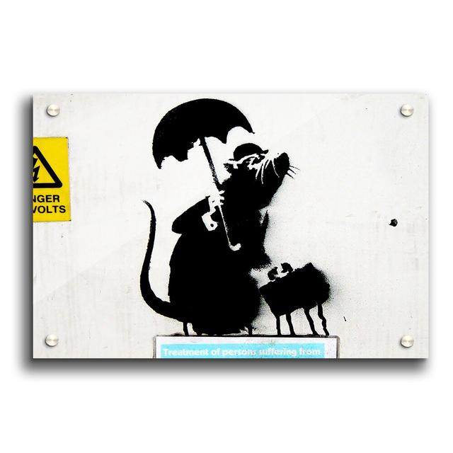 Rat Box by Banksy - Unframed Graphic Art Print on Acrylic East Urban Home Size: 59.4cm H x 84.1cm W on Productcaster.