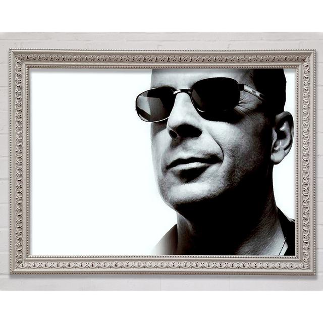 Bruce Willis - Einzelne Bilderrahmen Kunstdrucke Bright Star Größe: 59,7 cm H x 84,1 cm B x 3 cm T on Productcaster.