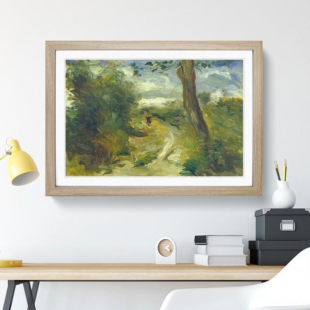 Landscape Between Storms by Pierre-Auguste Renoir - Picture Frame Painting East Urban Home Frame Option: Oak Framed, Size: 36cm H x 48cm W x 2cm D on Productcaster.