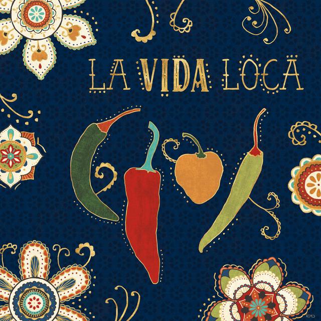 La VIda Loca X by Veronique Charron - Wrapped Canvas Painting Maturi Size: 91cm H x 91cm W on Productcaster.