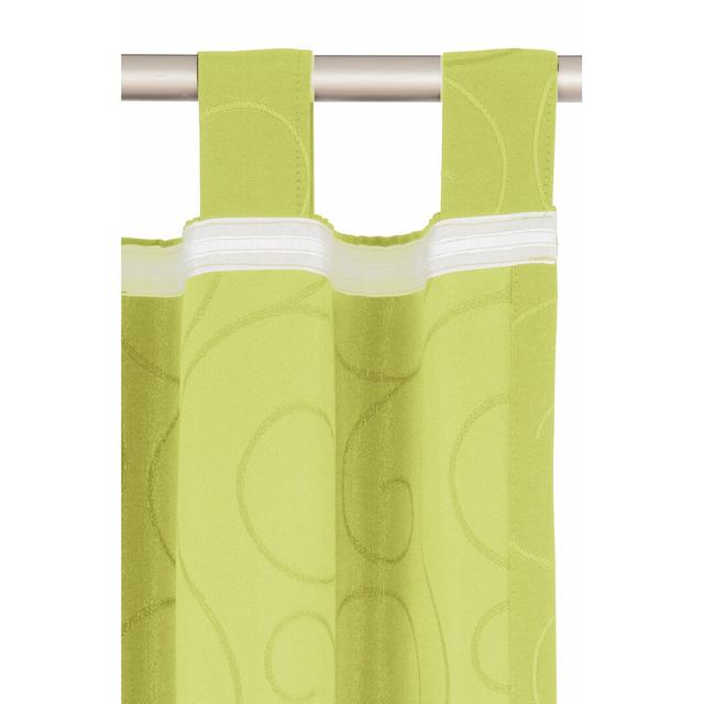 Coursey Tab Top Room Darkening Curtain Brayden Studio Size: 145cm H x 132cm W, Colour: Green on Productcaster.