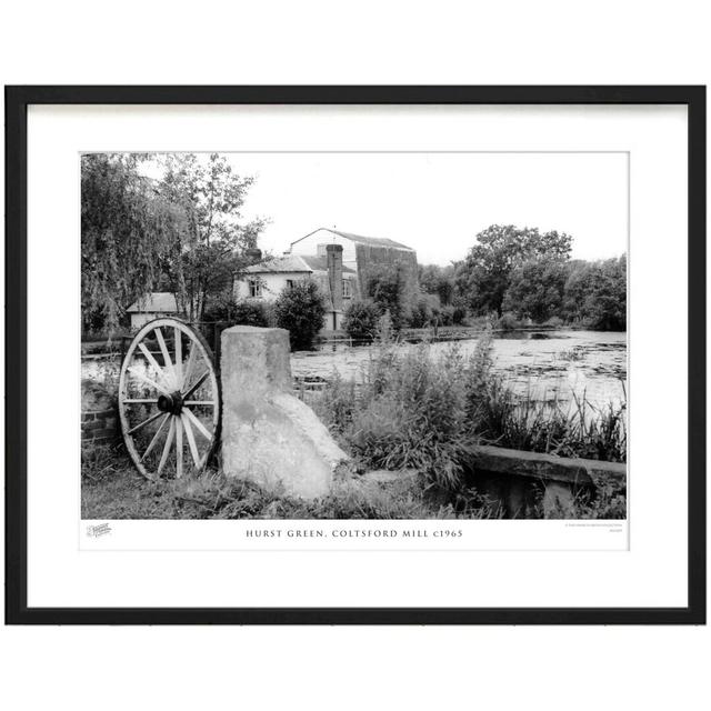 'Hurst Green, Coltsford Mill C1965' by Francis Frith - Picture Frame Photograph Print on Paper The Francis Frith Collection Size: 45cm H x 60cm W x 2. on Productcaster.