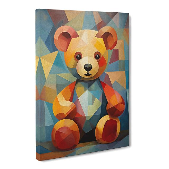 Teddy Bear Cubism - Print 17 Stories Size: 60cm H x 40cm W x 3cm D on Productcaster.