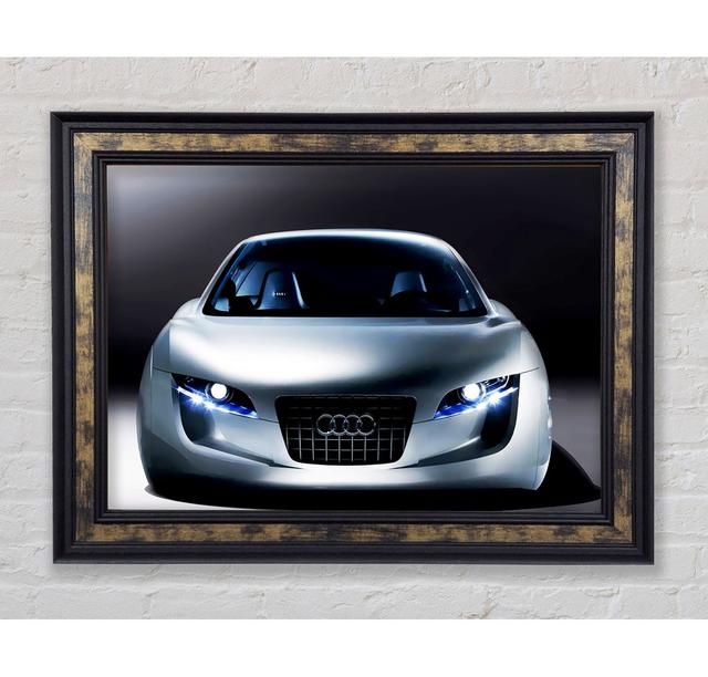 Audi Sleek Machine Silber - Einzelner Bilderrahmen Kunstdrucke Bright Star Größe: 59,7 cm H x 84,1 cm B x 8 cm T on Productcaster.