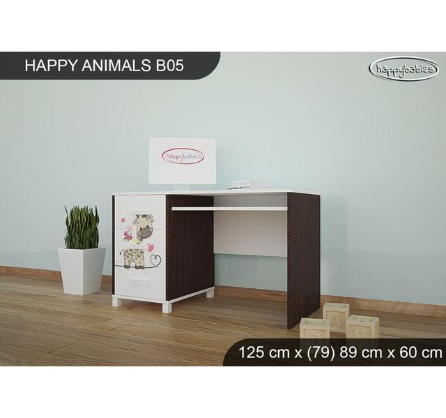 Computertisch Animals Happy Babies Grundfarbe: Kastanie on Productcaster.