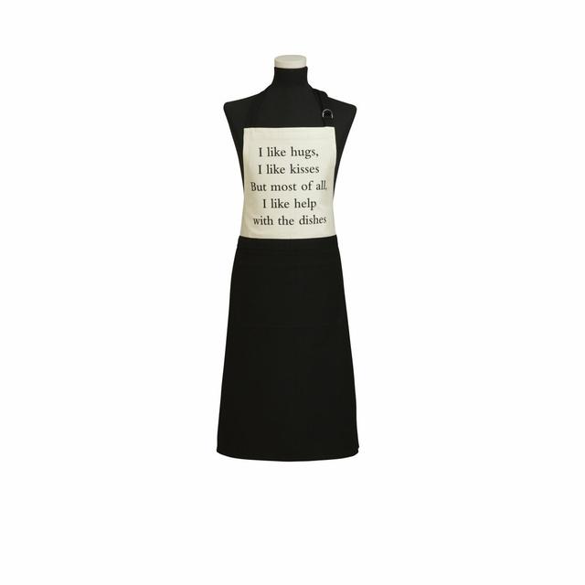 Quips and Quotes Cotton "I Like Hugs, I Like Kisses" Apron Fairmont and Main Ltd on Productcaster.