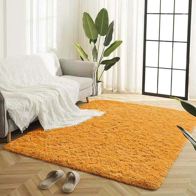 Joyan Deep Pile Fluffy Shaggy Area Rug for Indoor/Outdoor Use 17 Stories Rug Size: Rectangle 50 x 80cm on Productcaster.