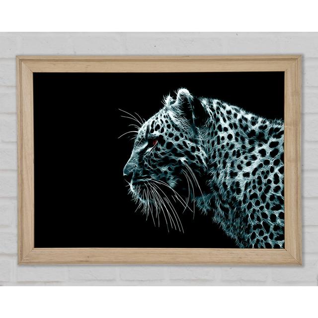 Cheetah Blues - Single Picture Frame Art Prints Brayden Studio Size: 42cm H x 59.7cm W x 1.5cm D on Productcaster.