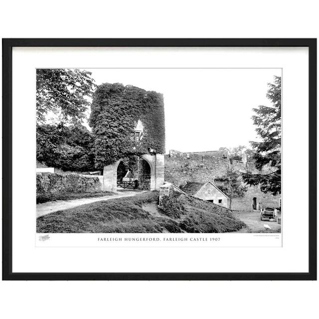 'Farleigh Hungerford, Farleigh Castle 1907' - Picture Frame Photograph Print on Paper The Francis Frith Collection Size: 60cm H x 80cm W x 2.3cm D on Productcaster.