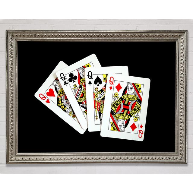 Ladies Poker - Single Picture Frame Art Prints Ebern Designs Size: 29.7cm H x 42cm W x 3cm D on Productcaster.