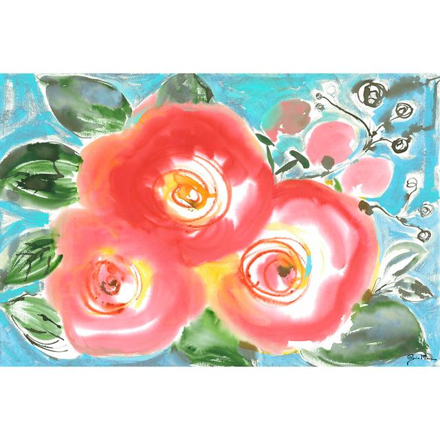 Bed Of Roses II by Julia Minasian - Wrapped Canvas Graphic Art Mercer41 Size: 51cm H x 76cm W on Productcaster.