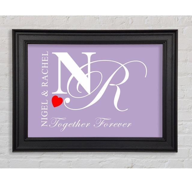 Single Picture Frame Art Prints Happy Larry Size: 59.7cm H x 84.1cm W, Colour: Lilac on Productcaster.