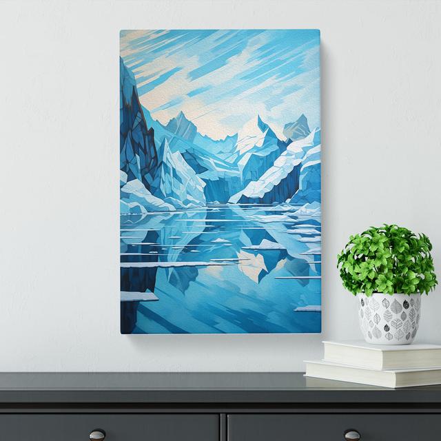 Glacier Orphism - Print Alpen Home Size: 50cm H x 35cm W x 3cm D on Productcaster.