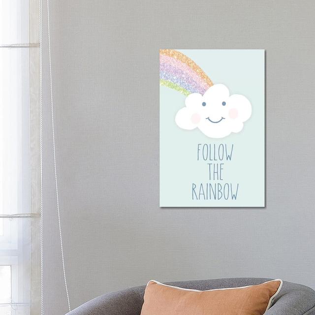 Follow The Rainbow by Anna Quach - Wrapped Canvas Print Zoomie Kids on Productcaster.