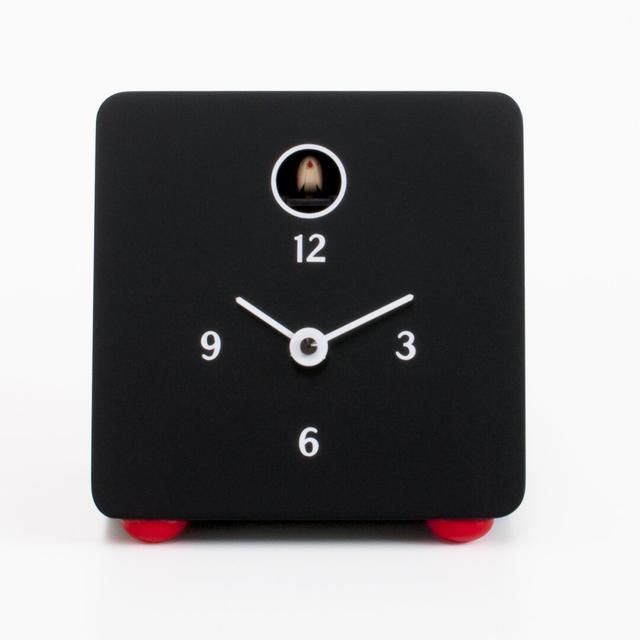 Banas Table Clock Ebern Designs Colour: Black on Productcaster.