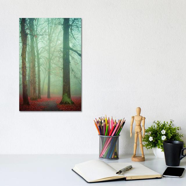 Autumn Fog by Olivia Joy StClaire - Wrapped Canvas Art Prints Alpen Home Size: 30.48cm H x 20.32cm W x 1.91cm D on Productcaster.