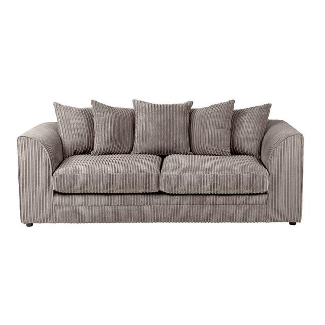 Mevelyn Jumbo Cord 3 Seater Sofa 17 Stories on Productcaster.