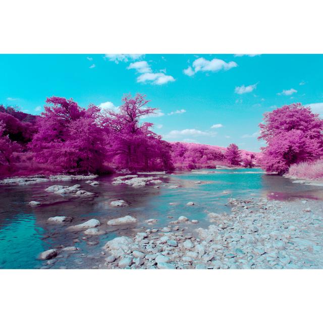 Clopton Pedernales Falls State Park - Wrapped Canvas Photograph House of Hampton Size: 81cm H x 122cm W x 3.8cm D on Productcaster.