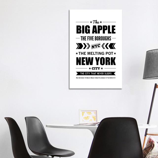 The Big Apple by Benton Park Prints - Wrapped Canvas Print Maturi Size: 101.6cm H x 66.04cm W x 1.91cm D on Productcaster.