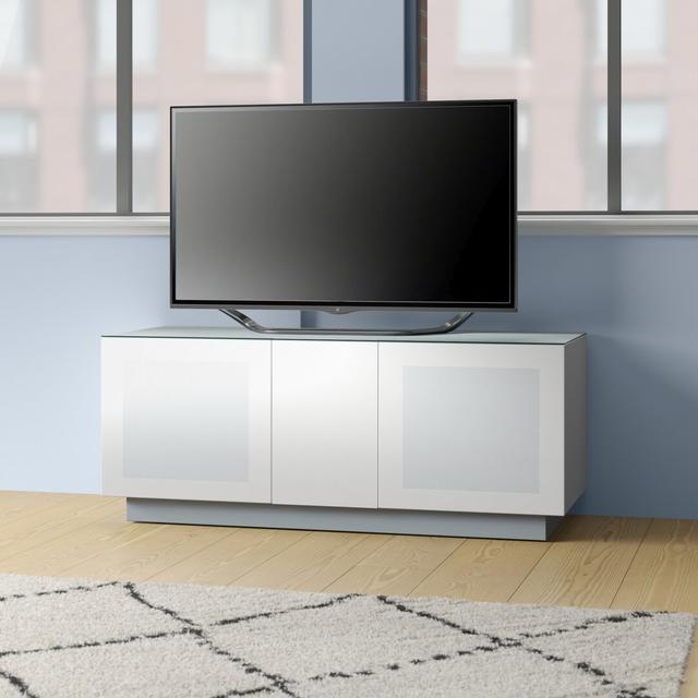 Rovel TV Stand for TVs up to 55" Wade Logan Colour: White on Productcaster.