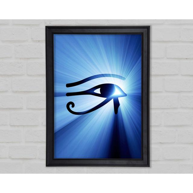 Egyptian Eye Of Power - Print Ebern Designs Size: 118.9cm H x 84.1cm W x 1.5cm D on Productcaster.