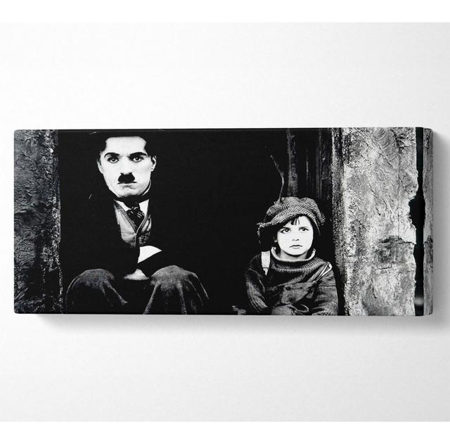 Charlie Chaplin the Kid - Kunstdrucke auf Leinwand - Wrapped Canvas Sommerallee Größe: 71cm H x 162,5cm B on Productcaster.