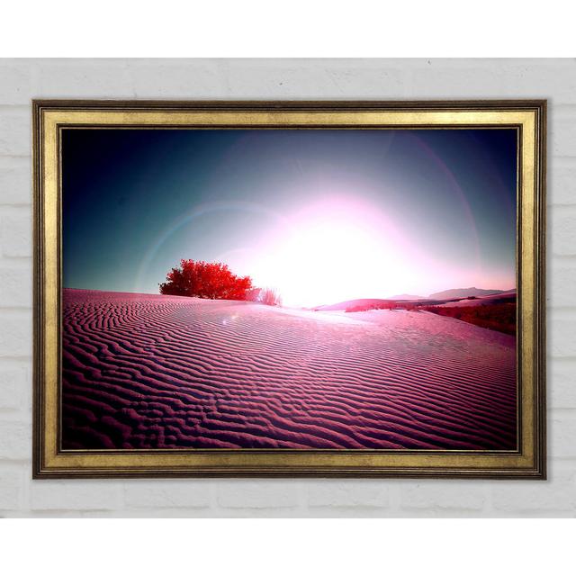 Desert Flare - Single Picture Frame Art Prints Ebern Designs Size: 29.7cm H x 42cm W x 1.5cm D on Productcaster.