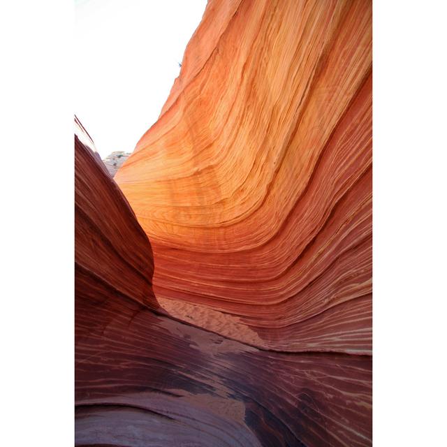 Sandstone Curves by Surpasspro - Wrapped Canvas Print Natur Pur Size: 122cm H x 81cm W x 3.8cm D on Productcaster.