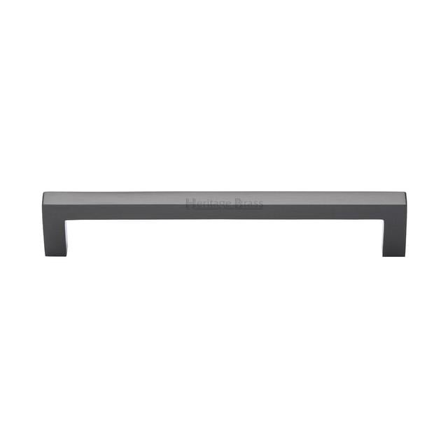 Metro Heritage Cabinet Pull City Design Heritage Brass Finish: Matt Bronze, Size: 17cm L x 1cm W on Productcaster.