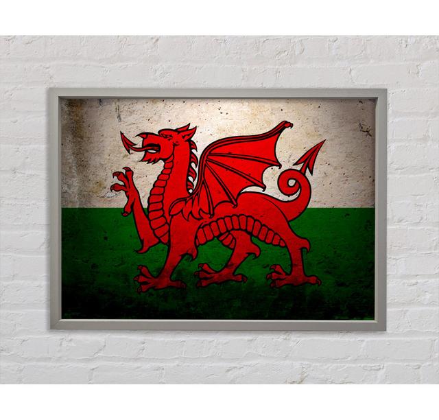 Dragon Of Wales - Single Picture Frame Art Prints on Canvas Bright Star Size: 84.1cm H x 118.9cm W x 3.3cm D on Productcaster.