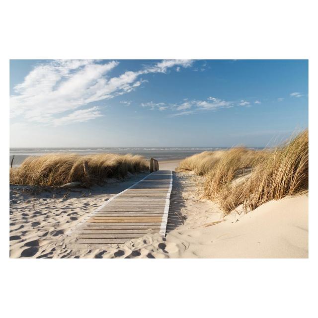 Baltic Sea Beach 2.25m x 3.36m Textured Matt Peel & Stick Wall Mural East Urban Home on Productcaster.