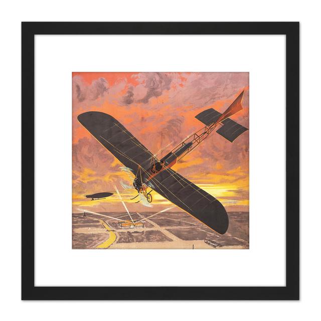 Aviation Illustration Airplanes Palace Dorival Exposition - Single Picture Frame Painting Borough Wharf on Productcaster.