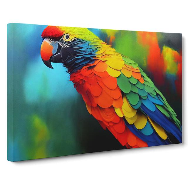 Parrot Portrait Vol.1 - Wrapped Canvas Print 17 Stories Size: 40cm H x 60cm W x 3cm D on Productcaster.