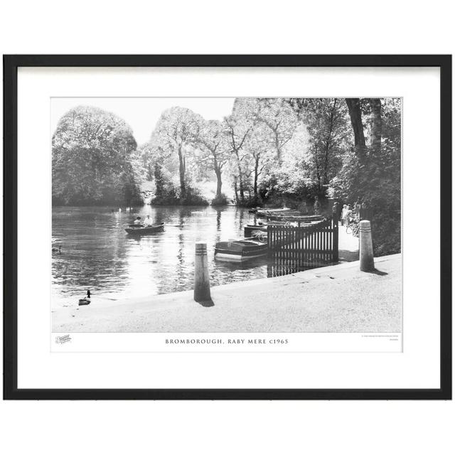 'Bromborough, Raby Mere C1965' by Francis Frith - Picture Frame Photograph Print on Paper The Francis Frith Collection Size: 40cm H x 50cm W x 2.3cm D on Productcaster.