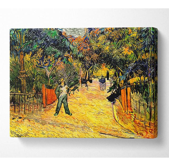 Van Gogh Eingang zum öffentlichen Park in Arles - Druck ClassicLiving Größe: 81 cm H x 121,9 cm B on Productcaster.