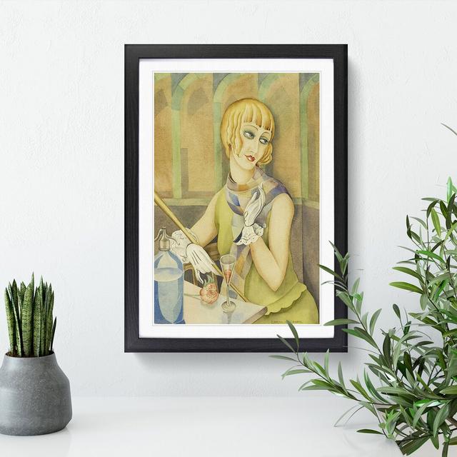 Lilli Elbe by Gerda Wegener - Picture Frame Painting on MDF East Urban Home Frame Option: Black Framed, Size: 36cm H x 27cm W x 2cm D on Productcaster.