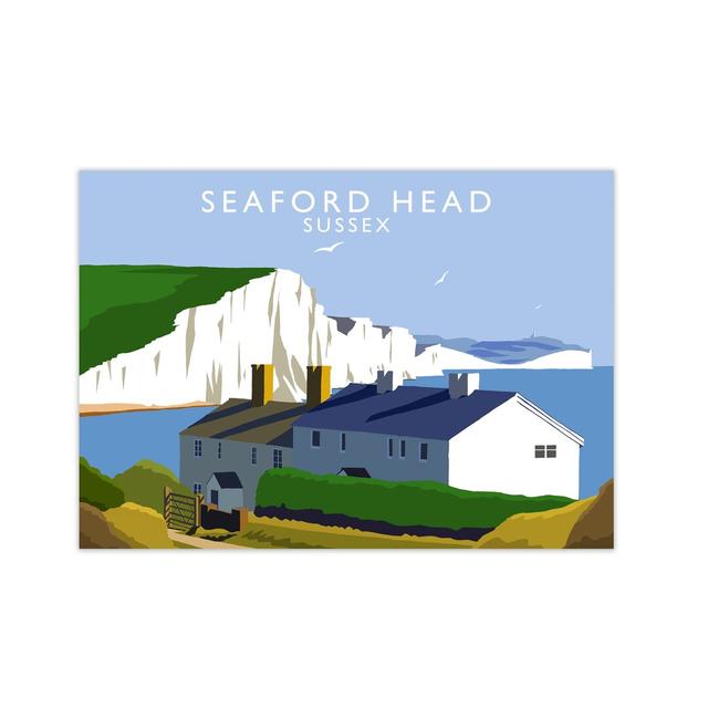 Seaford Head Sussex by Richard O'Neill - Unframed Graphic Art Print on Paper 17 Stories Size: 21 cm H x 29.7 cm W x 3 cm D on Productcaster.